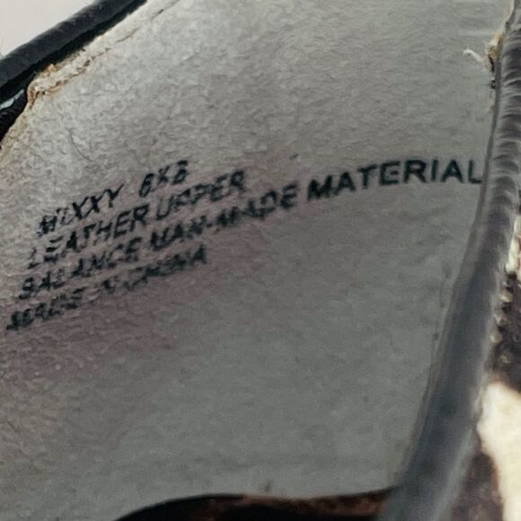 Betsey Johnson Mixxy Calf Hair Wedge Pump Shoes - Picture 13 of 14